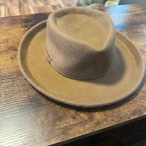 Never worn brown hat!